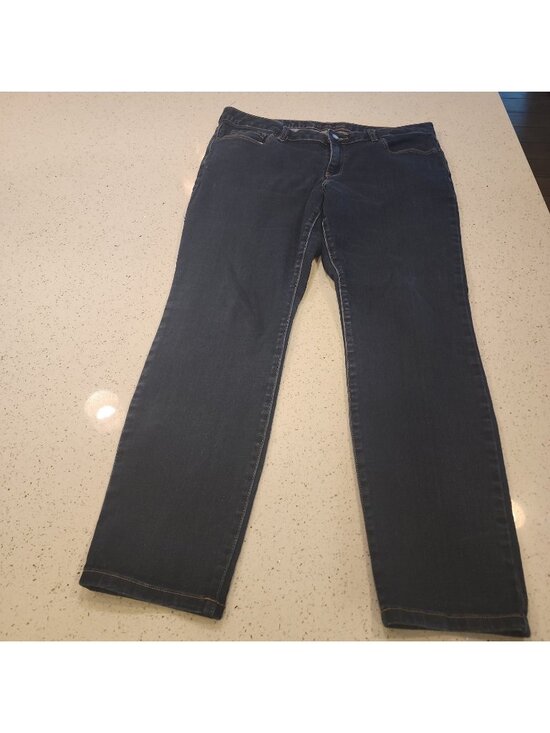 Michael Kors Denim - Michael Kors Women's 12 Skinny Dark Denim Jeans 36x28 Stretch